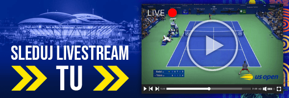 Live stream z US Open na TV Tipsport