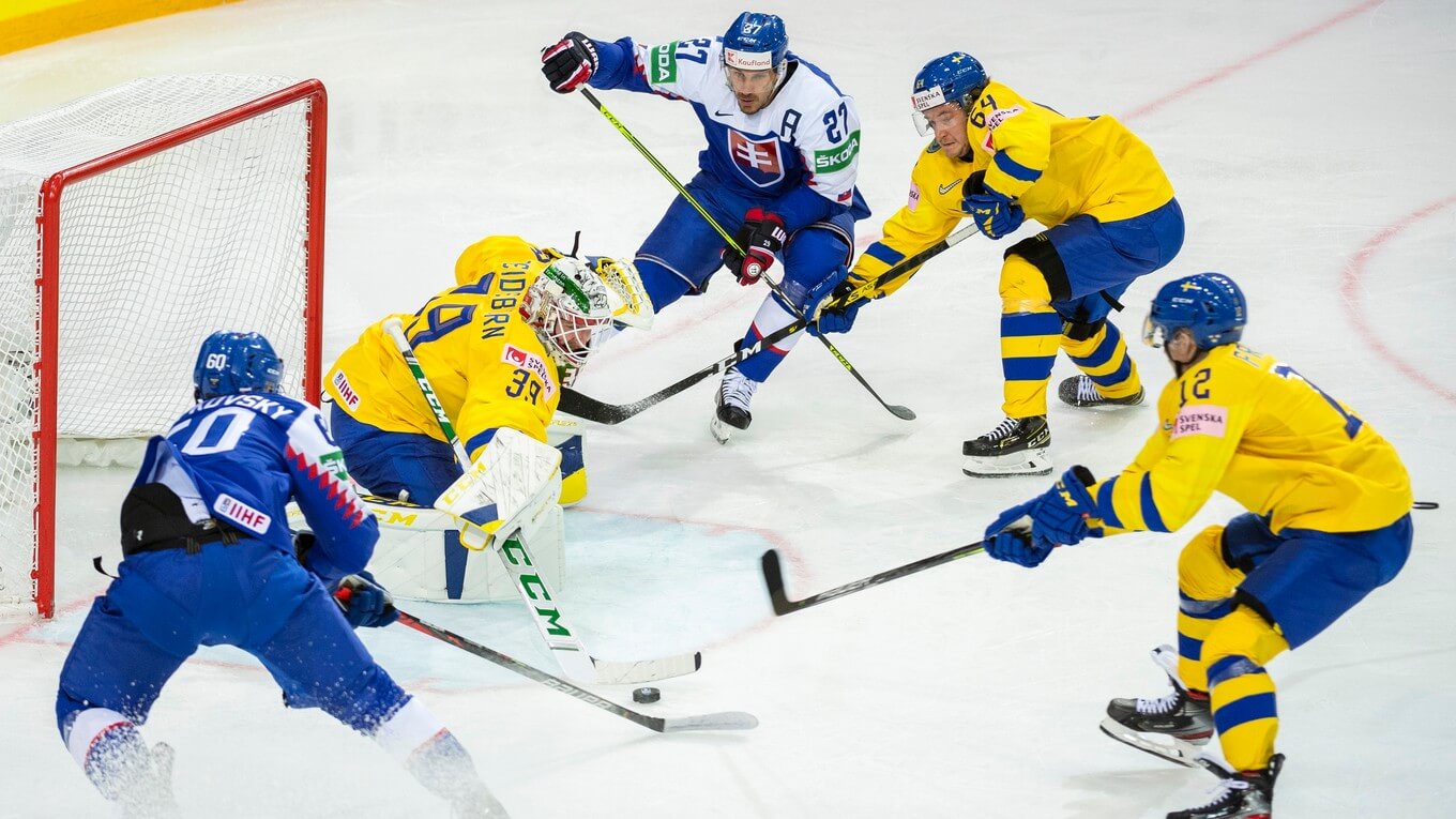 Hokejový zápas Švédsko – Slovensko live na MS v hokeji 2024