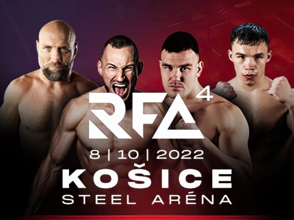 RFA 4 🥊 MMA – program zápasov, fight karta, kurzy + LIVE