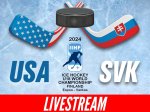 USA – Slovensko U18 ▶️ LIVE stream a TV prenos | MS 2024