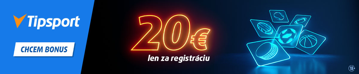 20 € zadarmo na tipovanie v Tipsporte