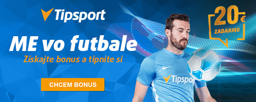 ME vo futbale v Tipsporte + bonus