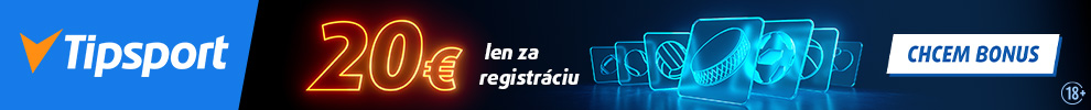 Stávkujte v Tipsport s bonusom 20 €