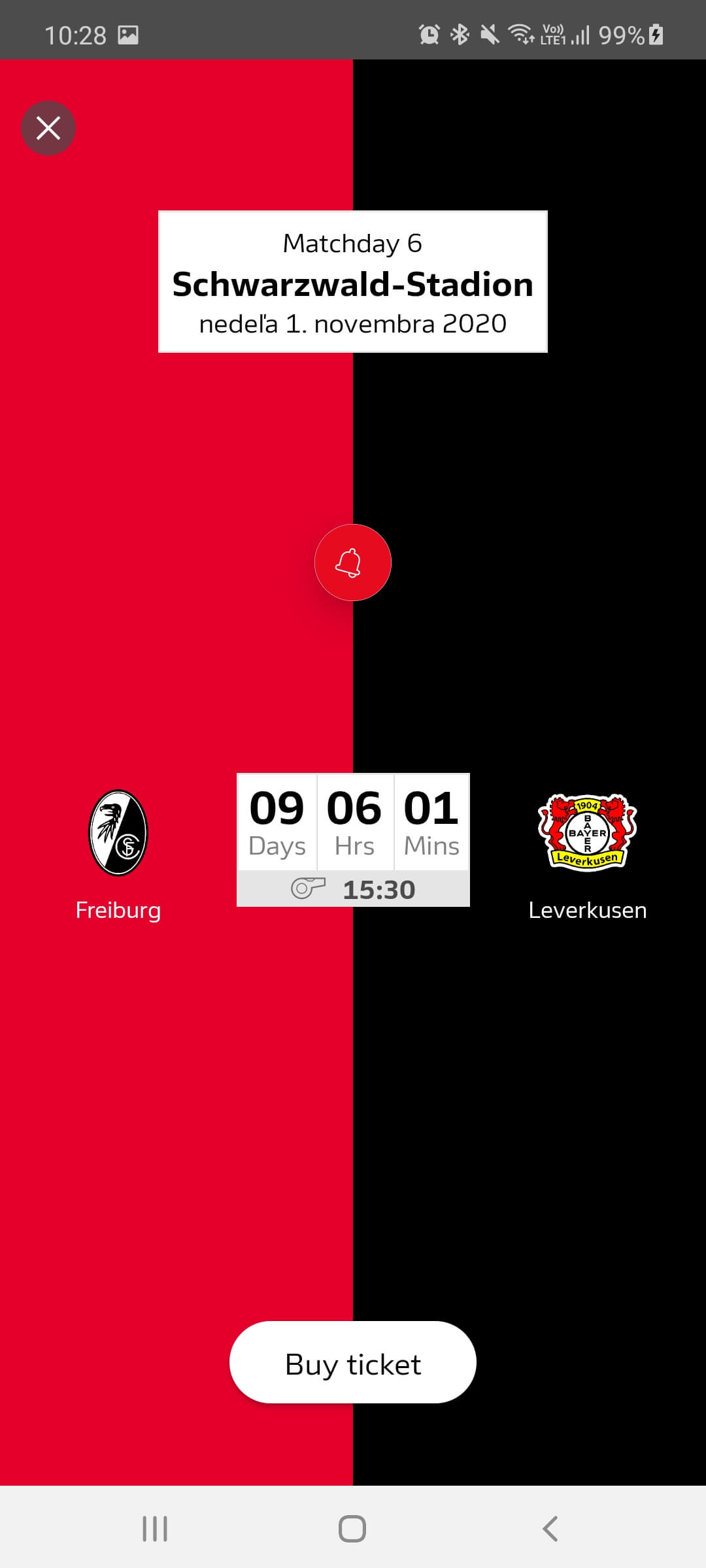 Oficiálna aplikácia Bundesligy-zápasové preview
