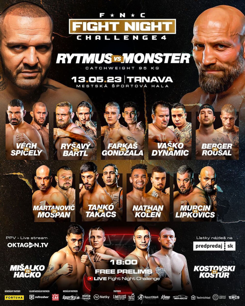 Fight Night Challenge 4 karta zápasov
