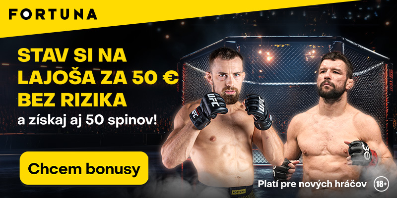 Stávka bez rizika 50 Eur od Fortuny