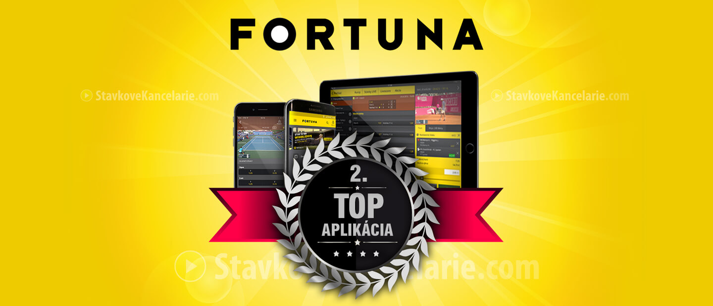 Aplikácia stávkovej kancelárie Fortuna