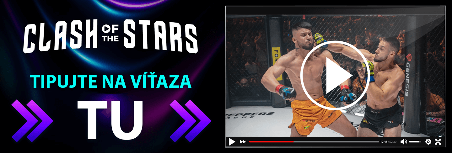 Tipujte víťaza Clash of the Stars v Tipsporte s bonusom