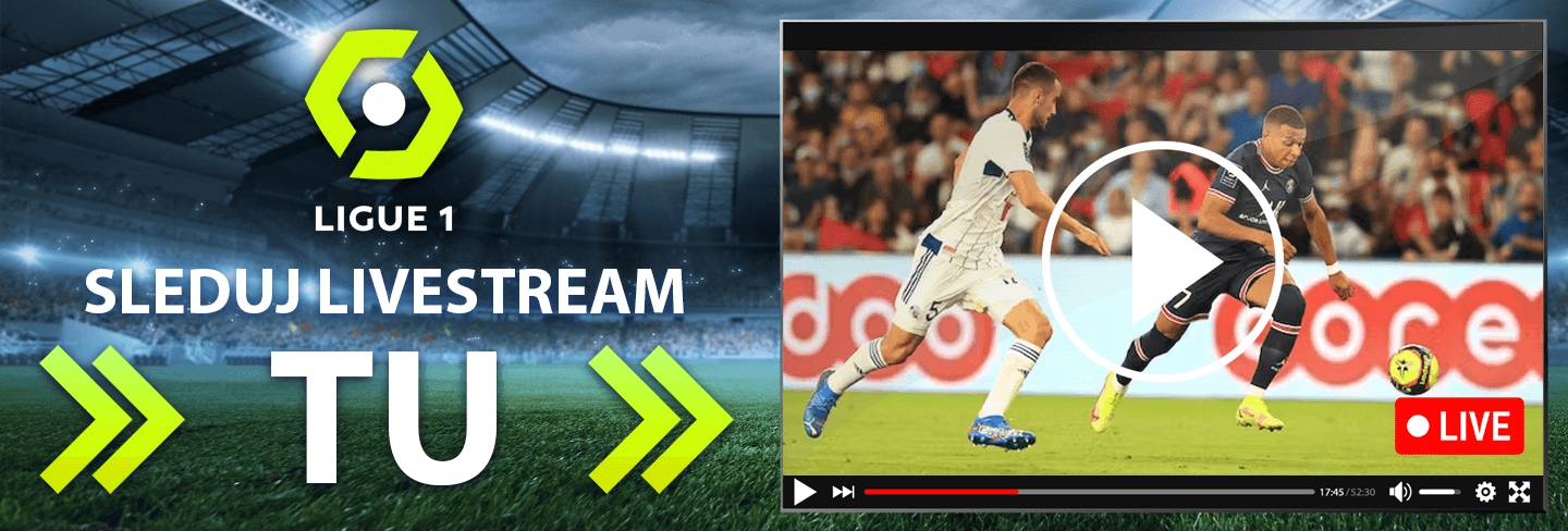 LIVE stream Ligue 1 zadarmo na TV Tipsport