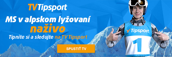 Live stream SP a MS v alpskom lyžovaní na TV Tipsport