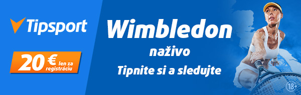 Stávky a bezplatný live stream Wimbledonu na TV Tipsport