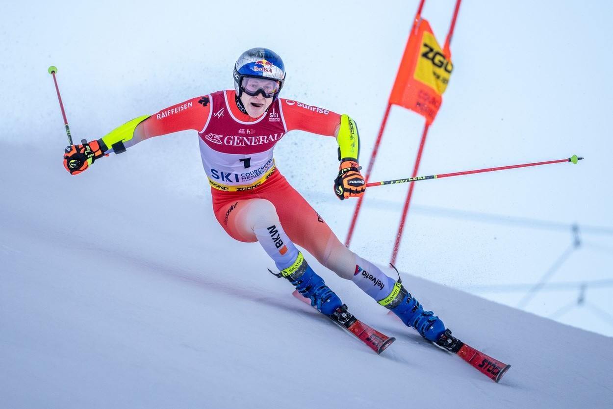Švajčiarsky alpský lyžiar Marco Odermatt