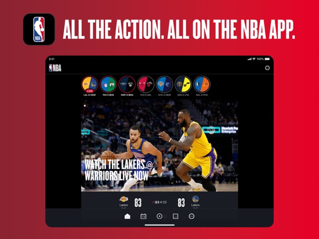 Stiahnite si mobilnú aplikáciu pre NBA, ktorá je dostupná na stiahnutie úplne zadarmo.