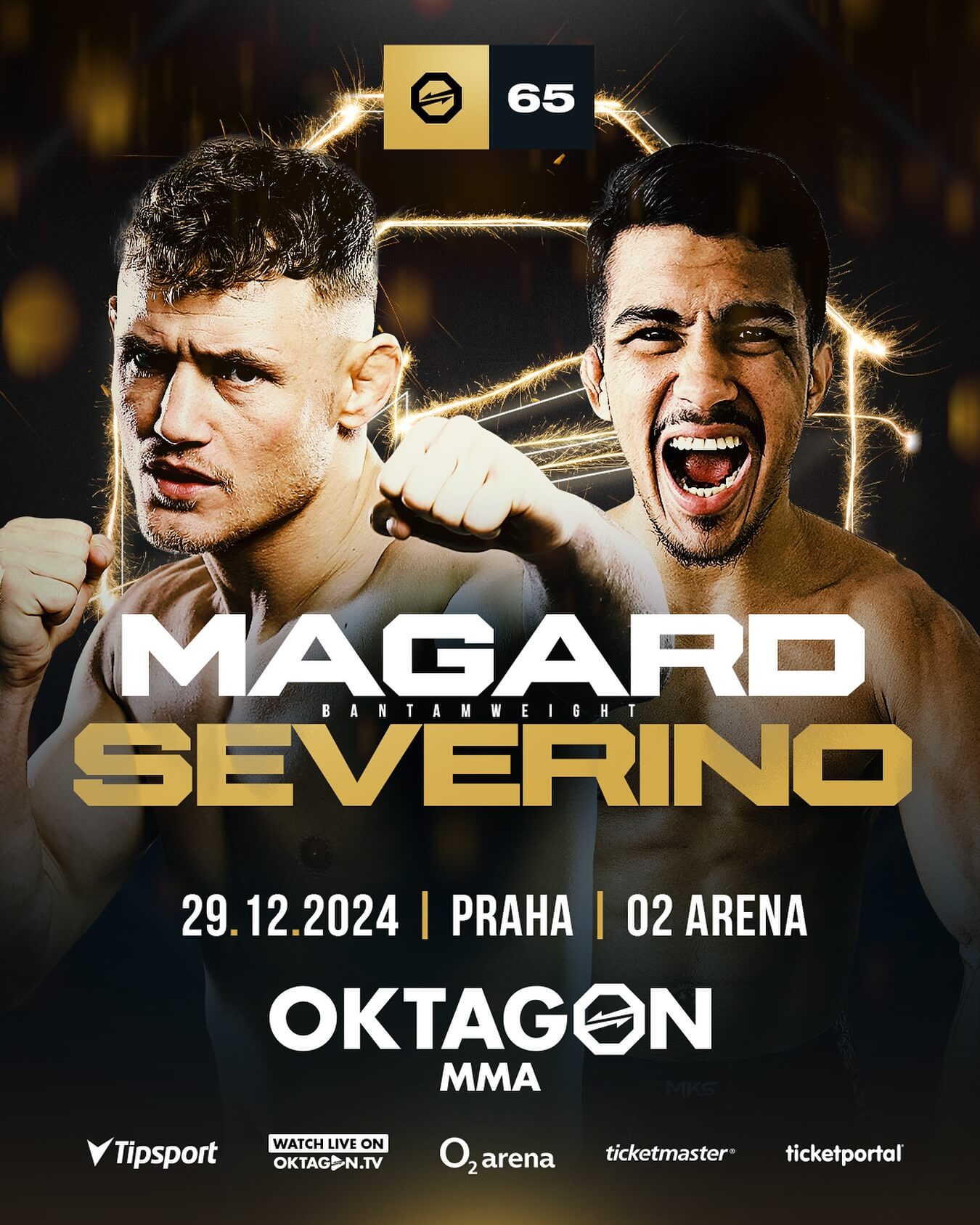 Zápas Magard vs. Severino na akcii Oktagon 65