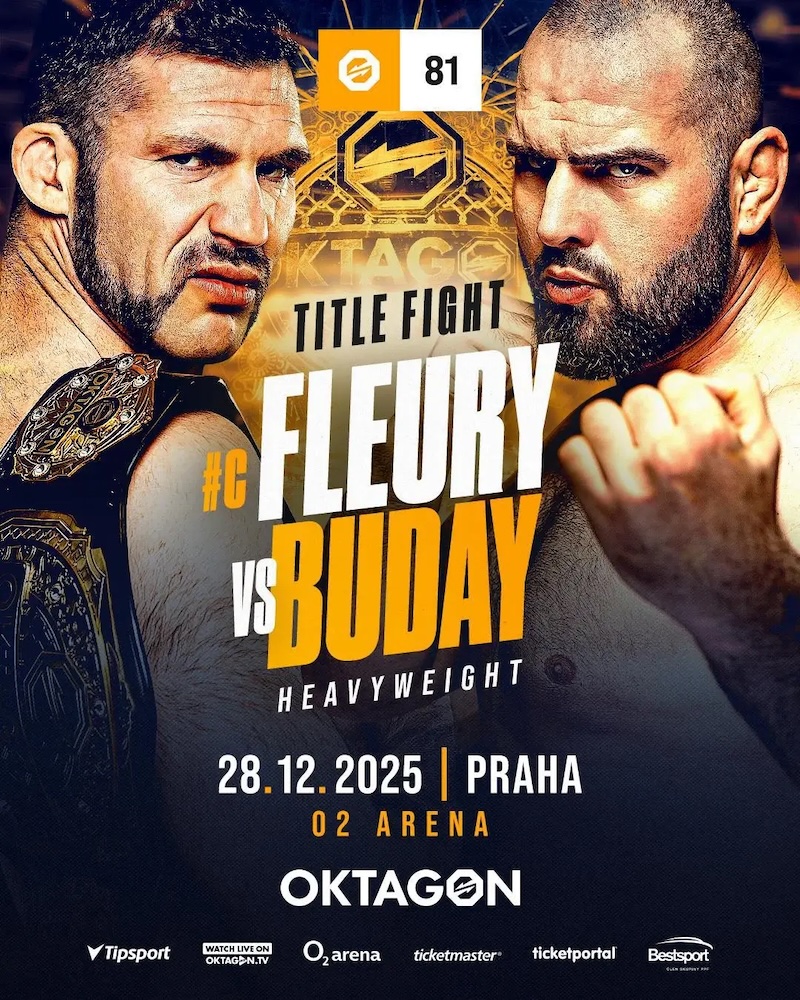 Fleury vs Buday sa predstavia v titulovom zápase Oktagonu 81