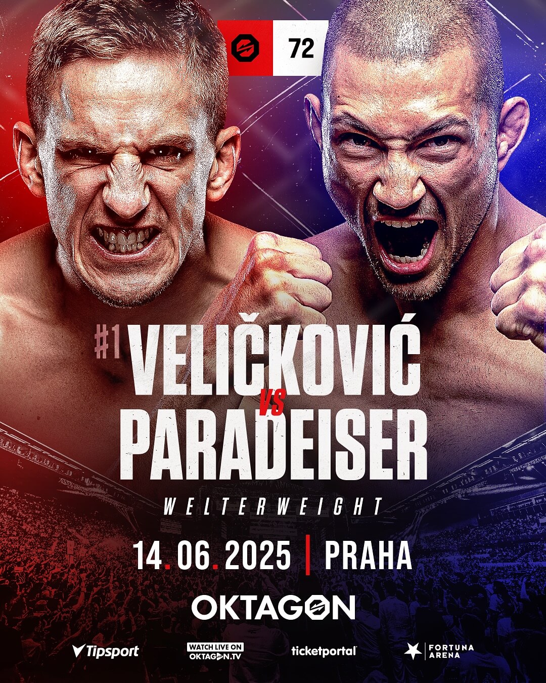 Zápas Veličković vs. Paradeiser na Oktagon 72