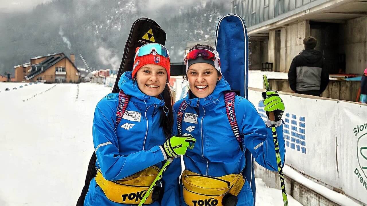 Príprava sestier Remeňových na MS biatlon