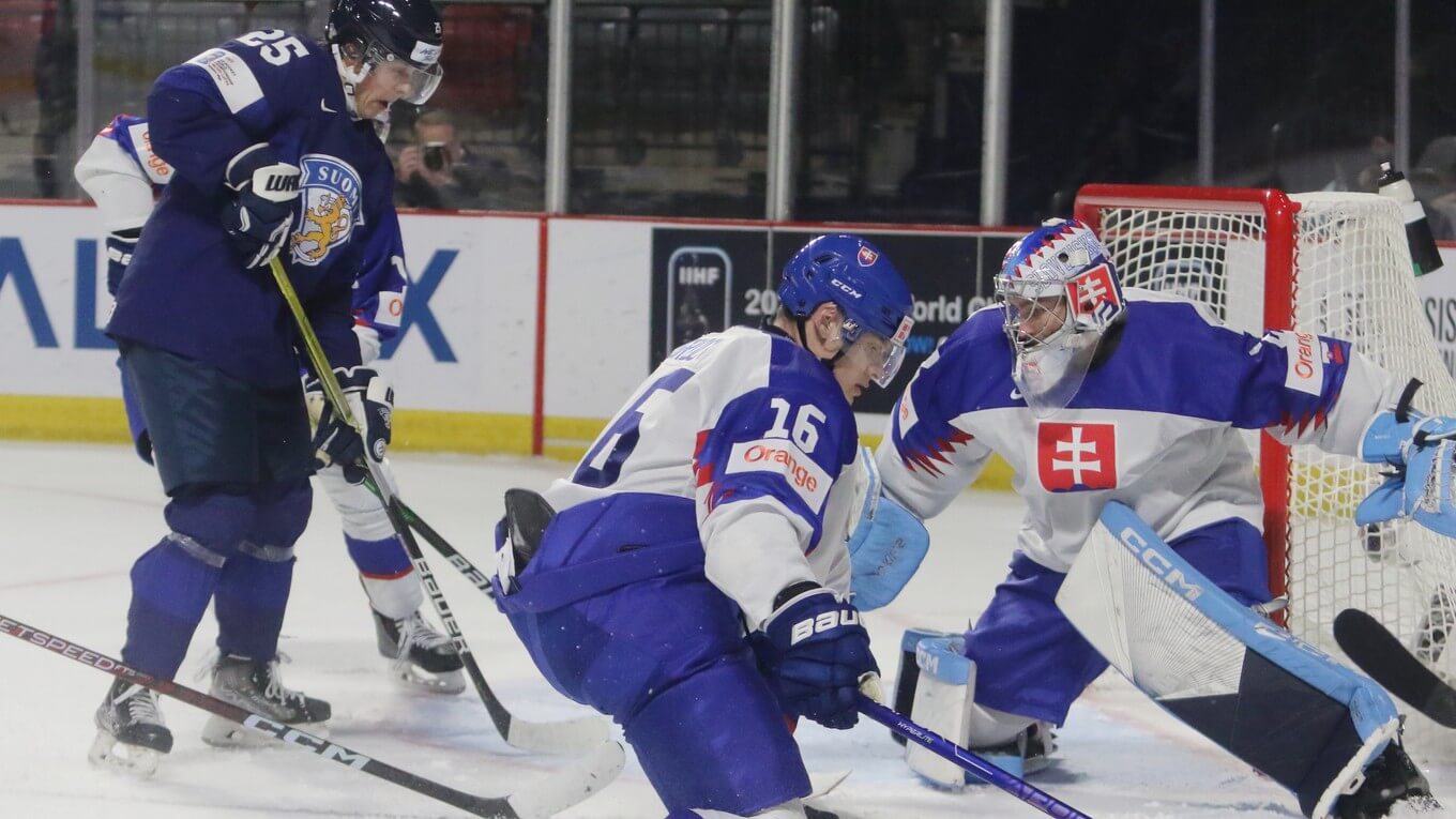 Hokejový zápas Slovensko U20 – Fínsko U20 na MS