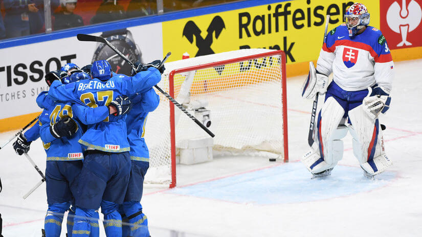 Hokej Slovensko – Kazachstan dopadol naposledy prehrou Slovenska na MS v hokeji 2023