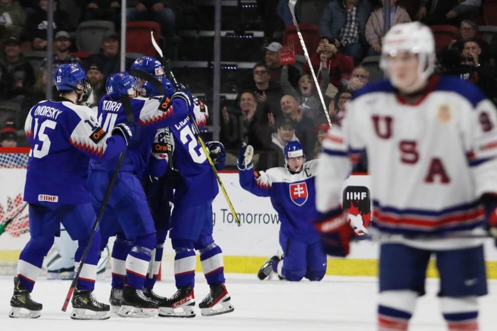 Zápas Slovensko – USA na MS U20