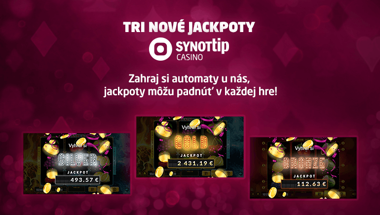 Jackpoty v online casine SynotTip