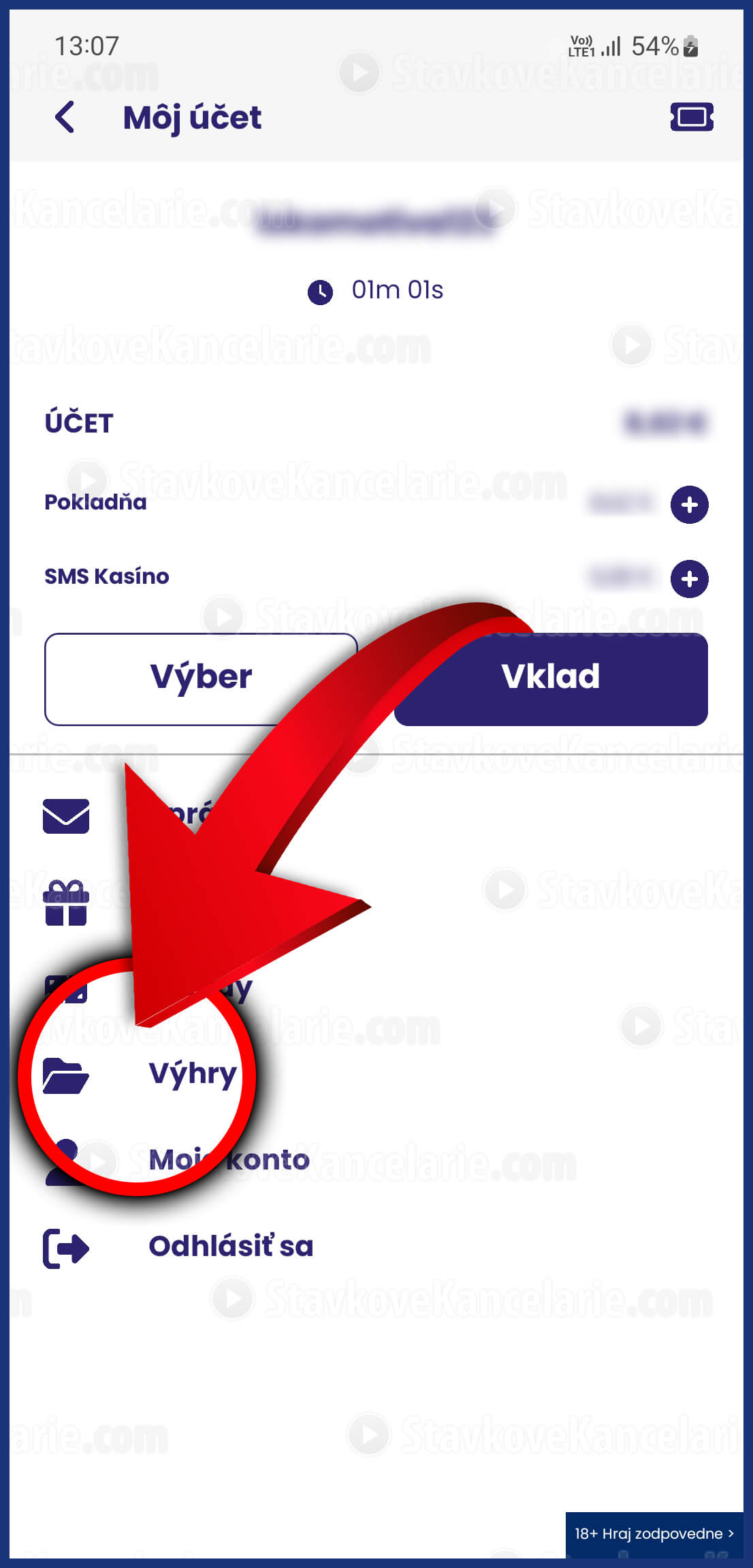 Prehľad tiketov v aplikácii TIPOS BET