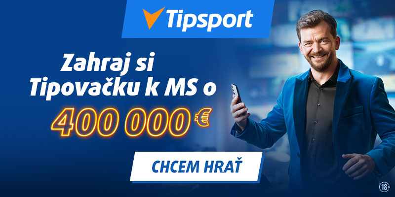 Hrajte tipovačku Tipsport a dostanete Tipsport bonus za registráciu