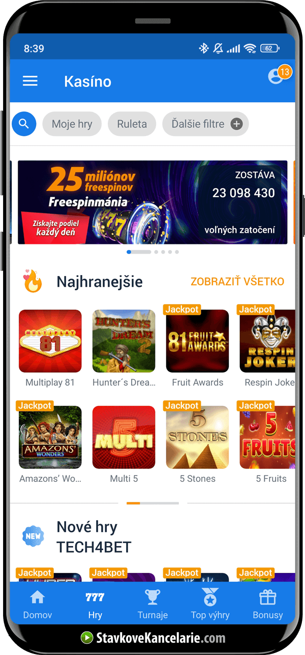 Tipsport Online Kas no 2026 Najlep ie Hry Prihl senie A Recenzia