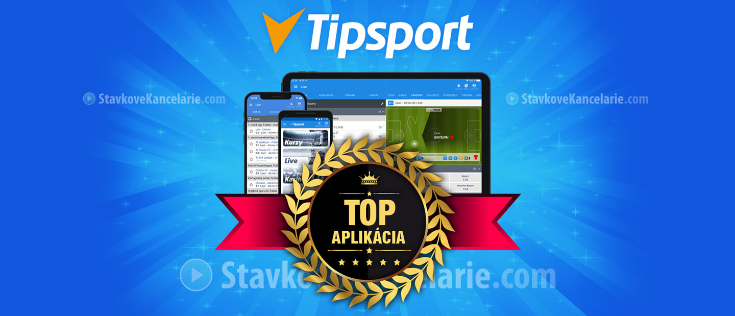 Mobilná aplikácia Tipsport je dostupná na stiahnutie zadarmo