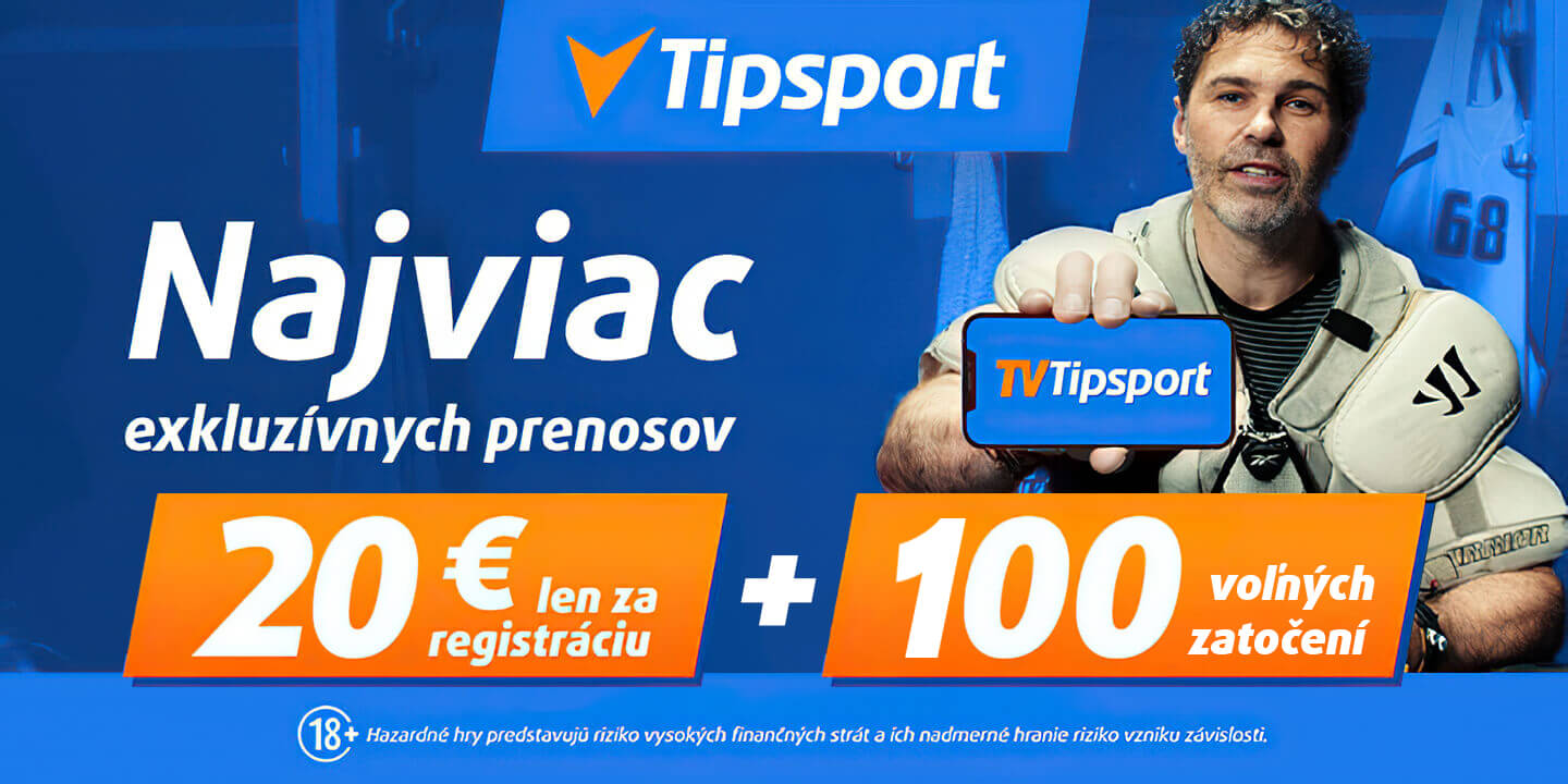 Vyzdvihnite si v Tipsporte bonus bez vkladu za overenie totožnosti