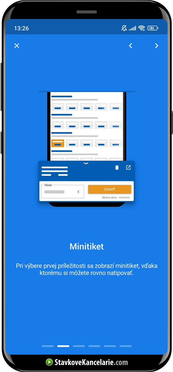 Minitiket v Tipsport apk
