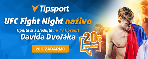 UFC Fight Night na TV Tipsport