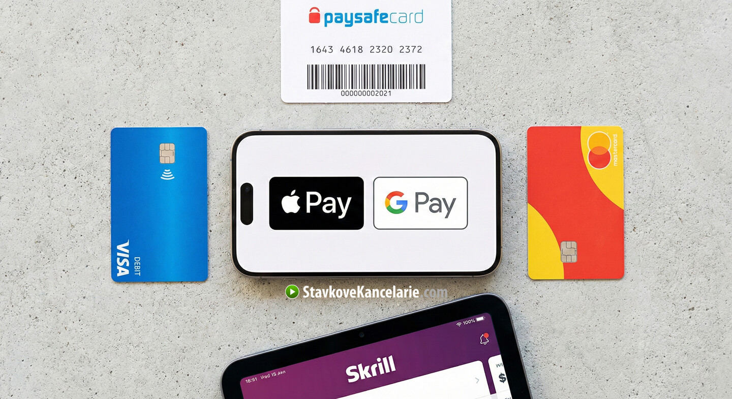 Výbery a vklady v stávkových kanceláriách