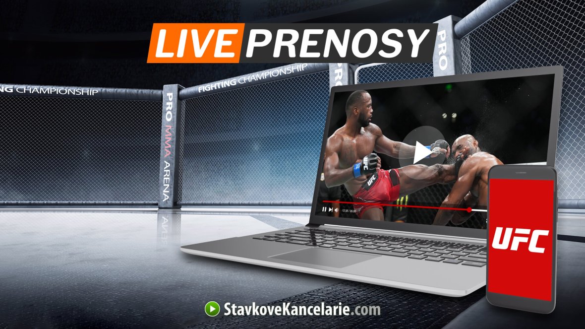 UFC 🔴 LIVE – stream zadarmo, PPV online + MMA prenosy v TV