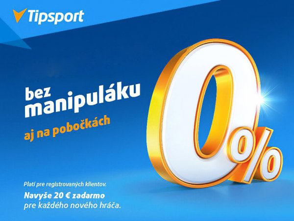 Tipovanie na pobočkách Tipsportu je odteraz bez manipuláku