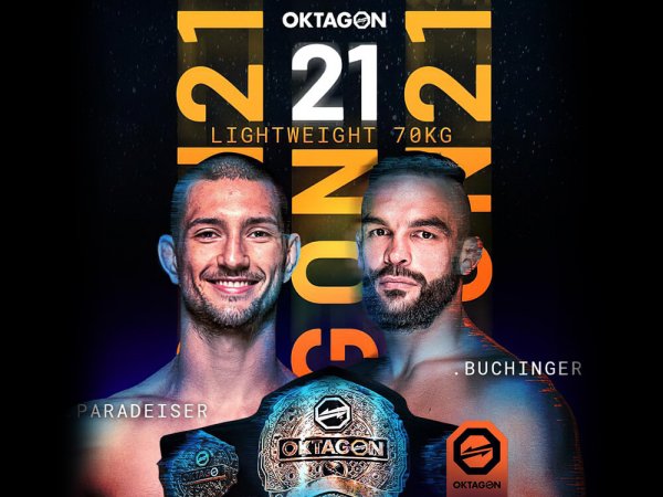 Oktagon 21 🥊 Buchinger vs Paradeiser ▶️ livestream, kurzy a informácie