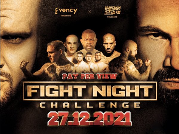 Fight Night Challenge 🥊 program zápasov, karta, kurzy + LIVE