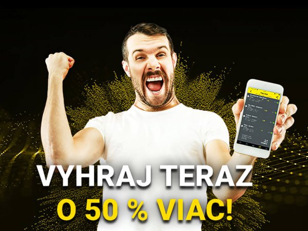 Bonusové zvýhodnenie až 50 % vo Fortune