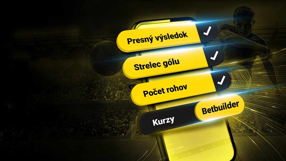 Fortuna Bet Builder – kombinujte stávky z jednej udalosti