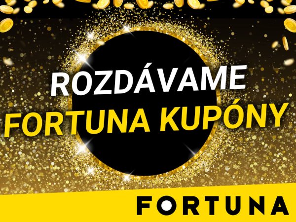 Rozdávame zadarmo 10 € Fortuna kupóny na online stávky