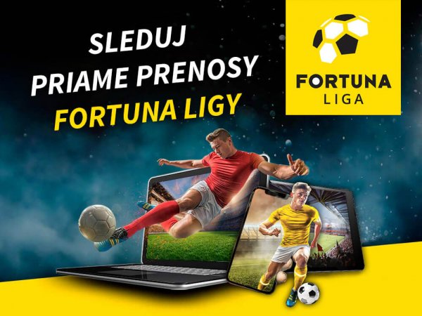 Priame prenosy z futbalovej fortuna ligy zadarmo na Fortuna TV