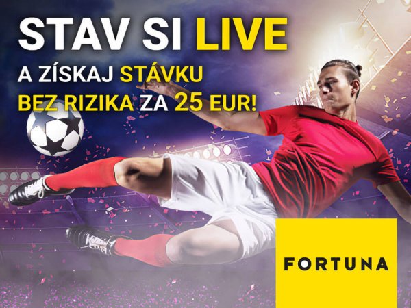 🤑 Fortuna rozdáva bonus do výšky 25 € pre všetkých hráčov!