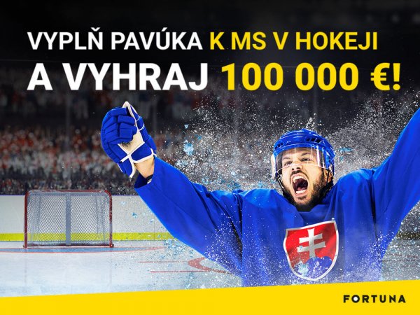 Hokejová tipovacia súťaž vo Fortune | 100.000 € pre víťaza