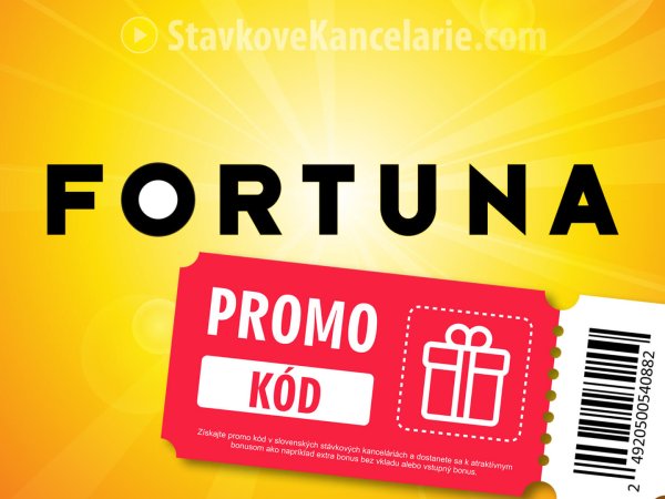 Fortuna promo kód 2022 ❤️ akčné kódy šport + casino