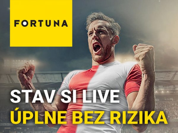 LIVE stávka zadarmo len za dobitie konta vo Fortune