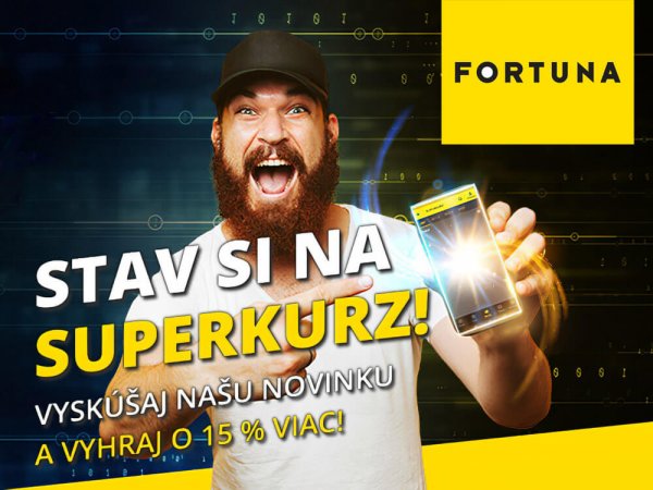 SUPERKURZ od Fortuny – tipuj výhodne s bookmakermi od Fortuny