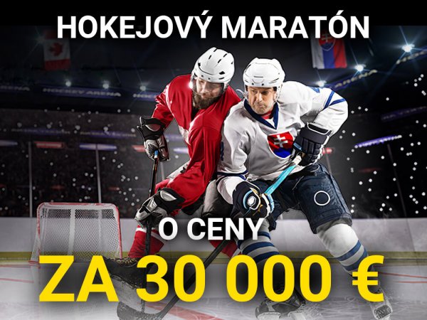 Hrajte Fortuna Hokejový maratón 🏒 o ceny za 30.000 €!