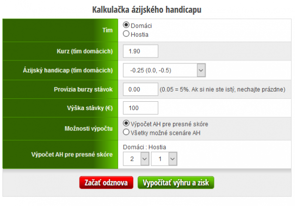 Rozšírili sme obsah o kalkulačky pre ázijský hendikep, surebets a prepočet kurzov.