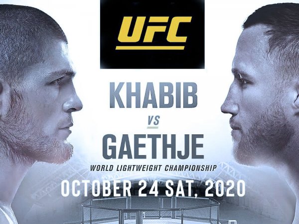 Nurmagomedov vs. Gaethje (UFC 254) – termín, štatistika, kurzy a live stream