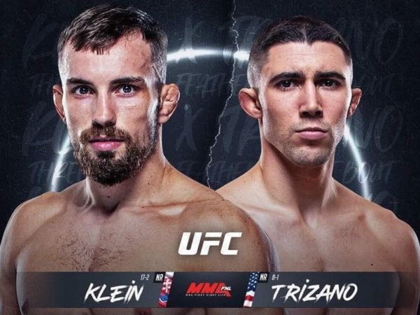 🥊 UFC FIGHT NIGHT: Ľudovít Klein vs Mike Trizano – kurzy a live stream